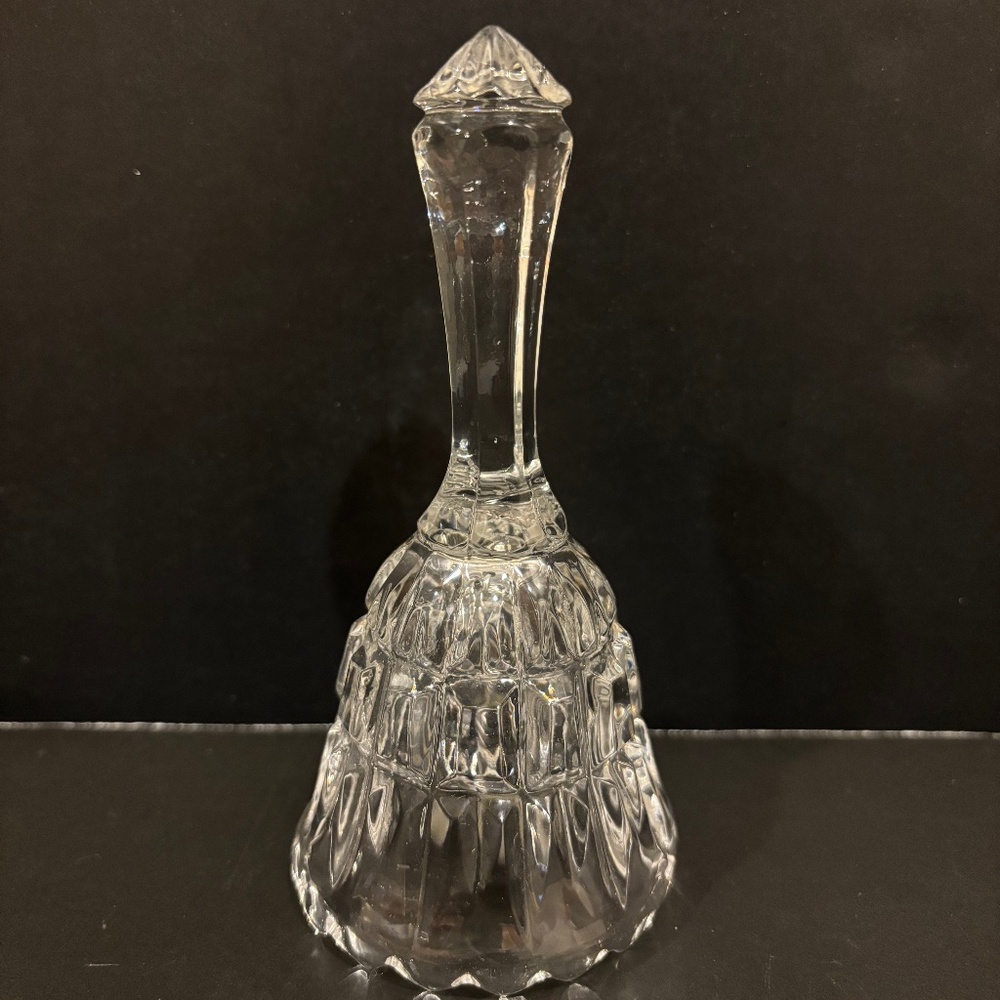 Zajecar Hand Cut 24% Lead Crystal Bell 5"